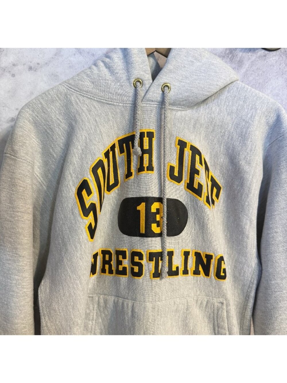 Vintage Camber Wrestling Hoodie Sweatshirt Mens Large South Jeff USA
